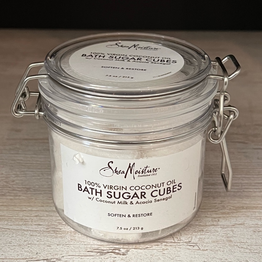 Shea Moisture 100% Virgin coconut sugar cubes NEW